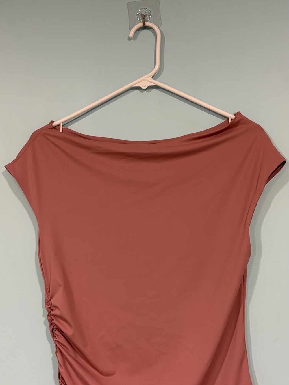 Women’s Off-Shoulder Tunic in Rust